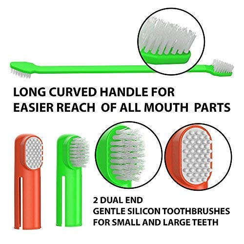 Pets Cleaning Dental Toothbrush Set of 2